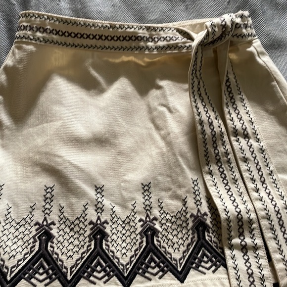 NWOT wrap Free People boho mini skirt - Picture 4 of 7